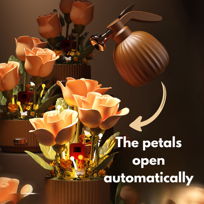 Flower Decor with Moving Petals